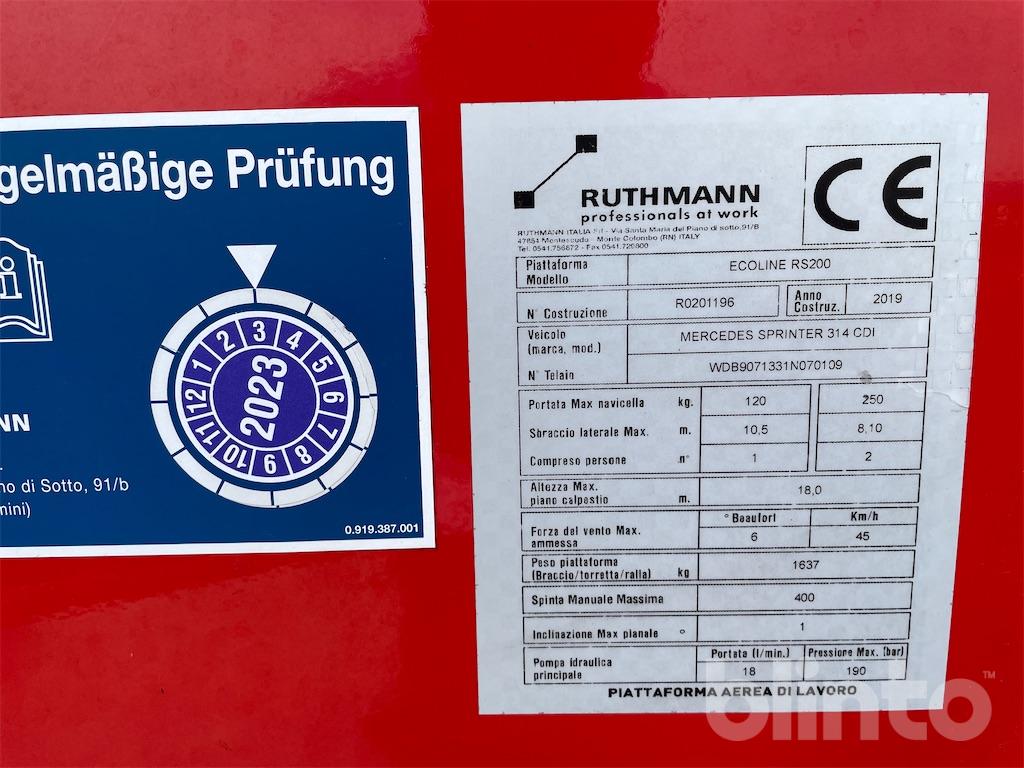 LKW Hubarbeitsbühnen 2019 Ruthmann RS 200