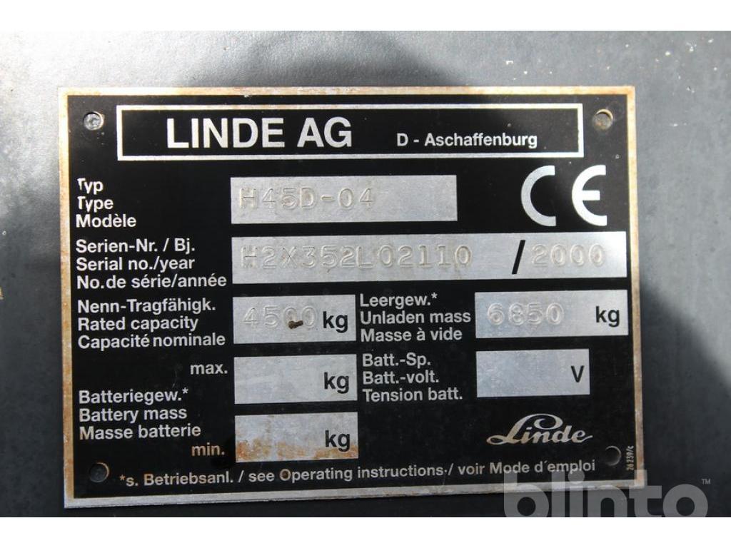 Gabelstapler 2000 Linde H45D-04