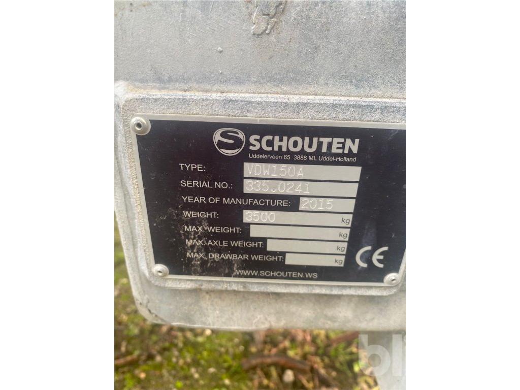 Futterverteilwagen 2015 Schouten VDW150A  inkl.Transport