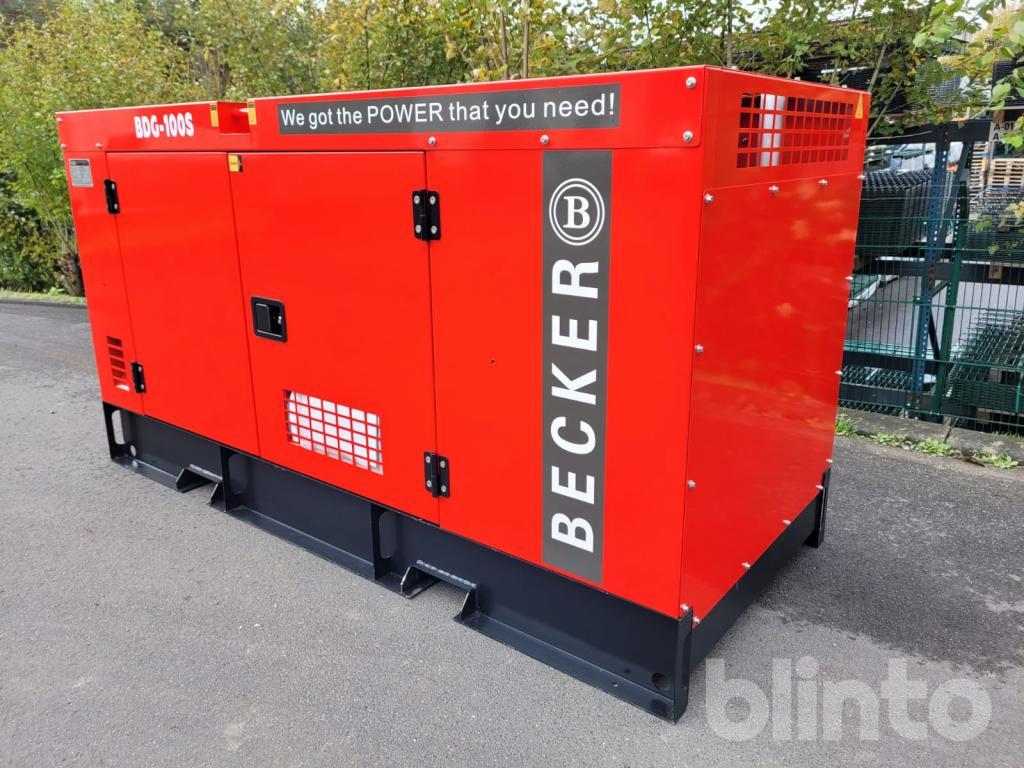 Generator 2022 BECKER BDG-100S 100 KVA