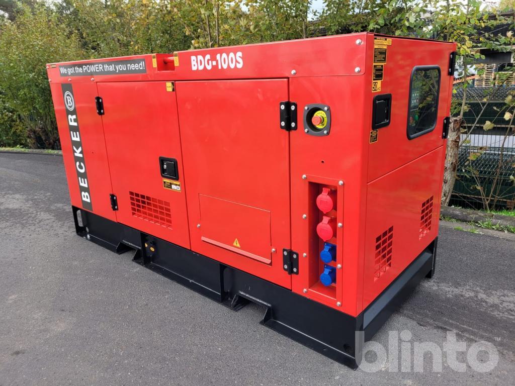 Generator 2022 Becker BDG-100S 100 KVA