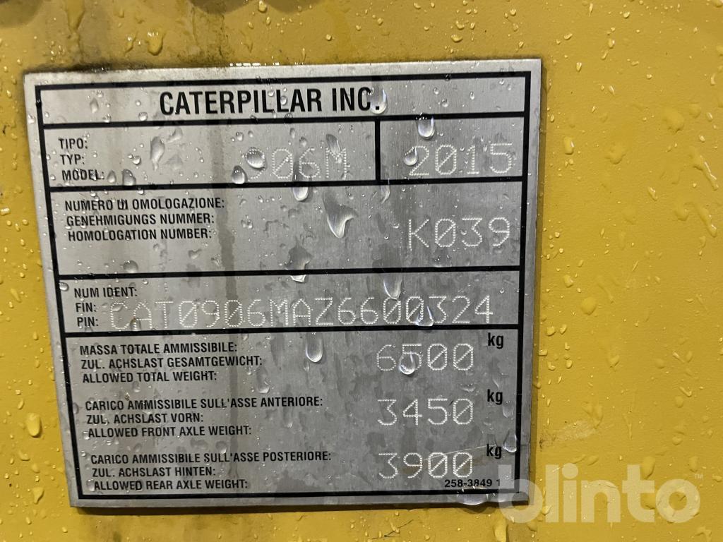 Radlader 2015 Caterpillar 906M CE & EPA