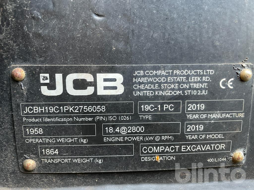 Mini-Bagger 2019 JCB 19C-1