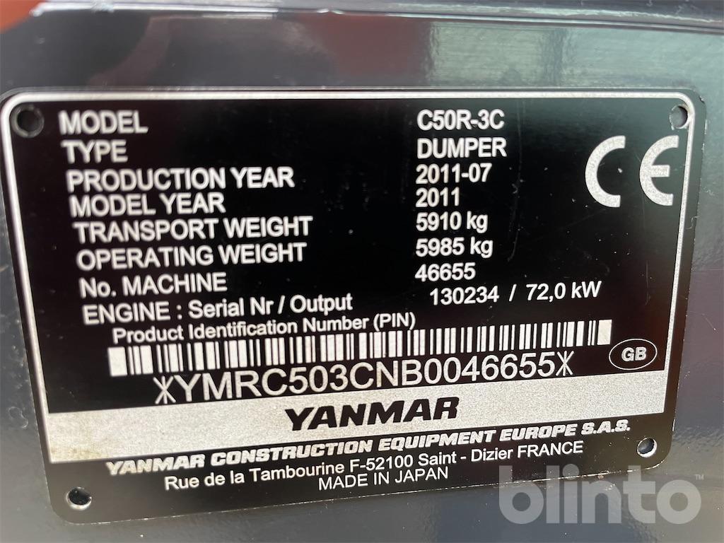 Dumper 2011 Yanmar C50R-3A