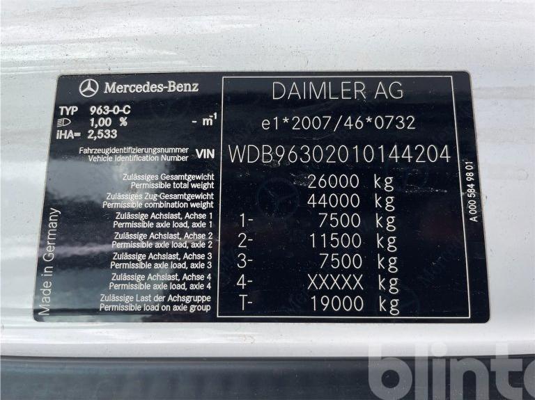 LKW MB 2548 2017 Mercedes Benz Actros 2548