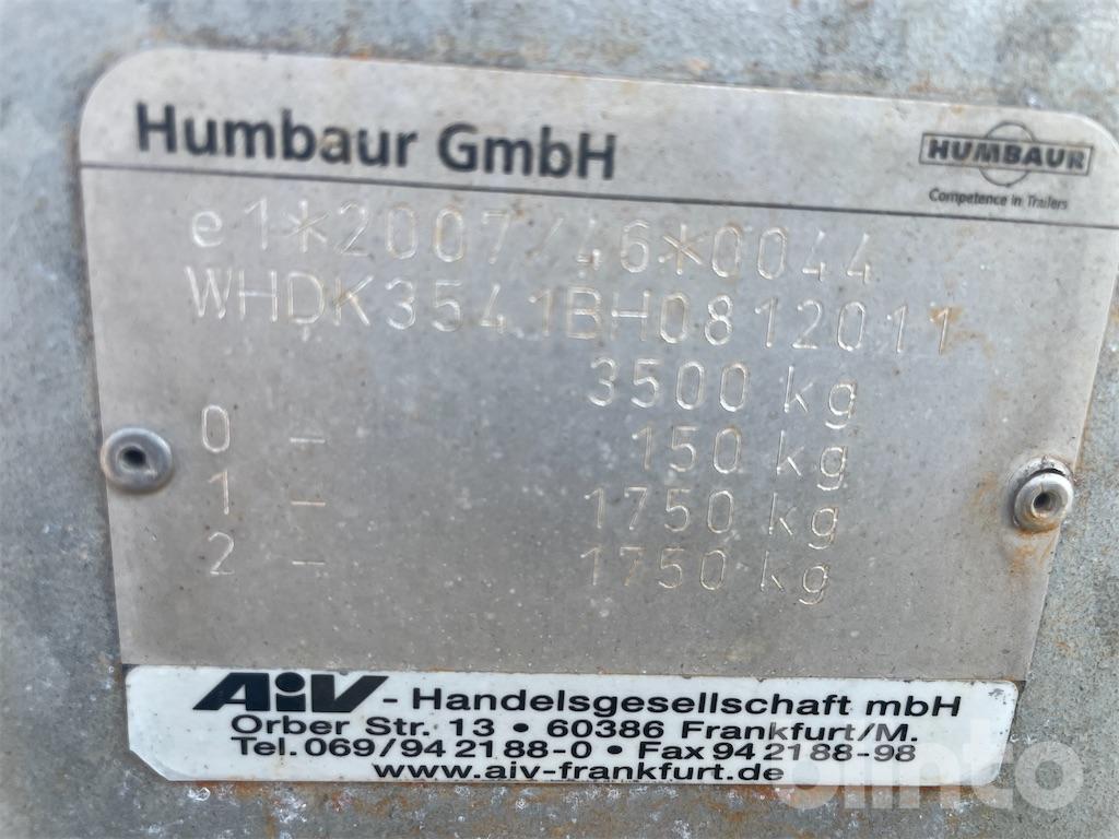 Dreiseitenkipper 2018 Humbaur HTK 3500.41