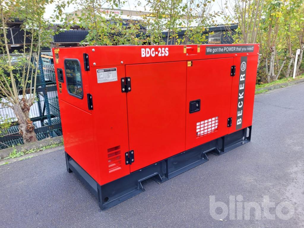 Generator UNUSED 2023 BECKER BDG-25S 25KVA
