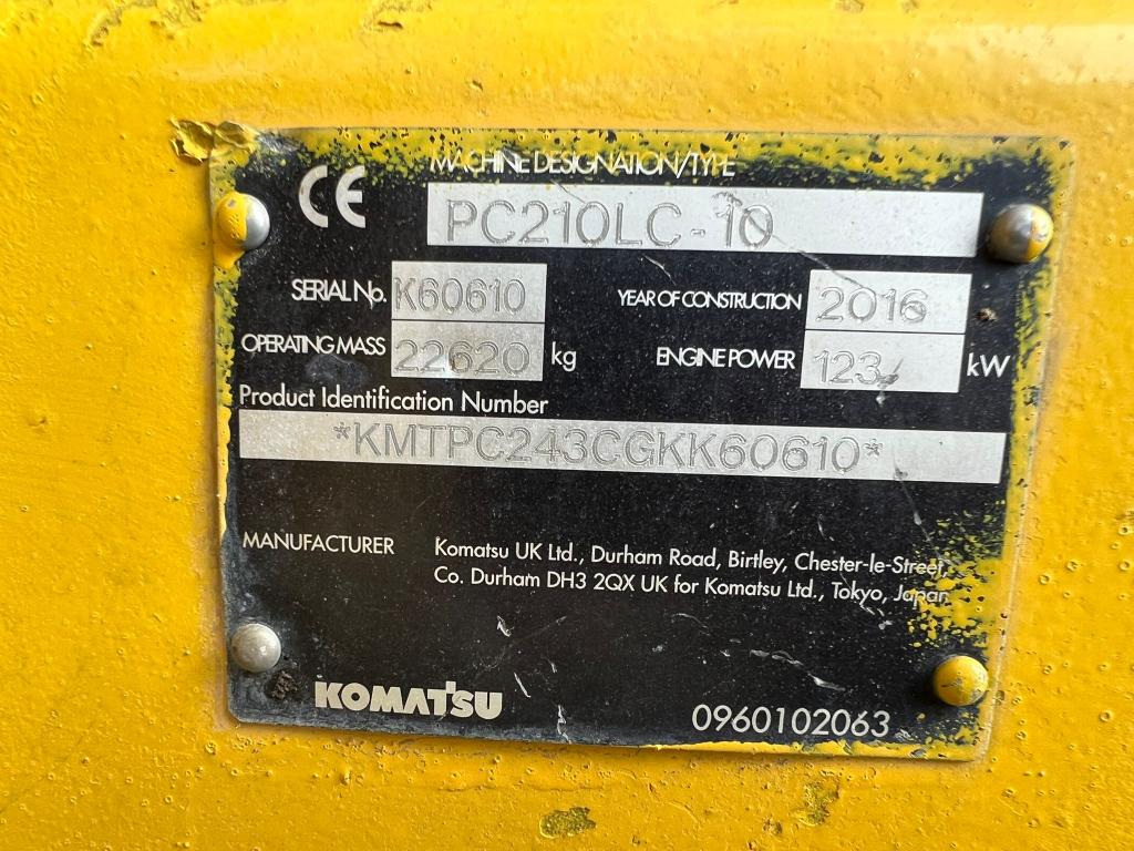 Hydraulikbagger 2016 Komatsu PC210 LC-10