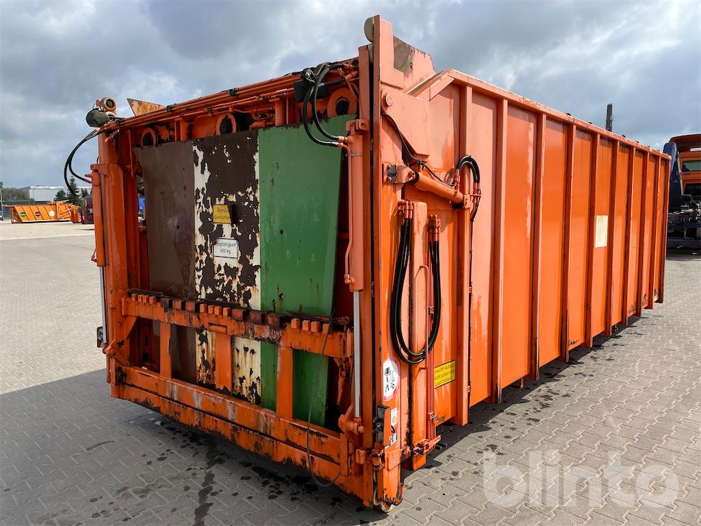 Container Laremo Aufbau mit Heckschüttung