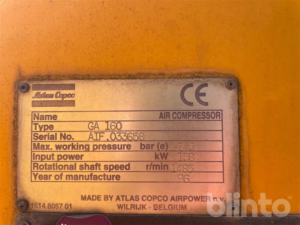 Kompressor 1996 Atlas Copco GA 160
