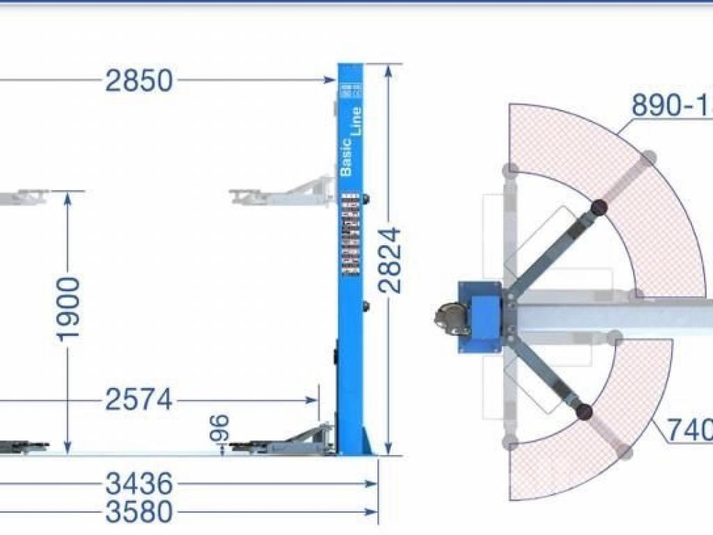Hebebühne TWIN Busch Blinto