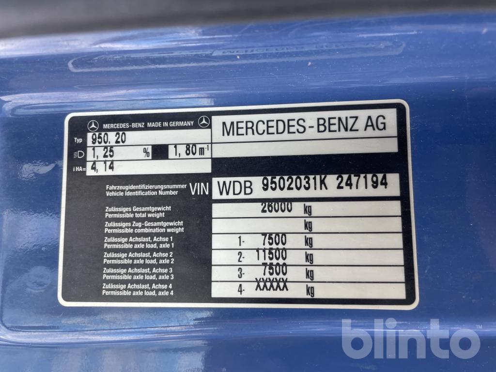 LKW 1997 Mercedes Benz Actros 950.20