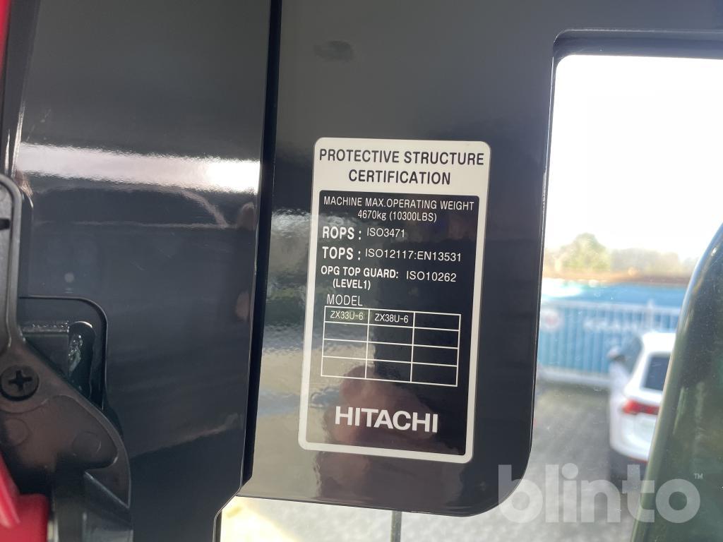 Mini-Bagger 2022 Hitachi ZX33U-6 CLR