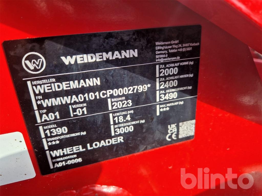 Kompaktradlader 2023 Weidemann 1390